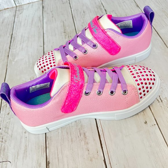 Skechers Twinkle Toes Unicorn Charmed Girls Size 3 Light Up Sneakers NEW - Picture 12 of 12